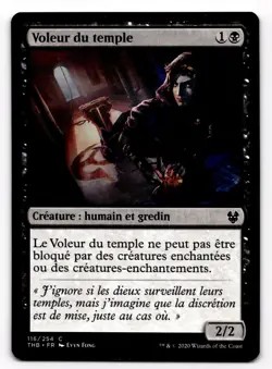 MTG Temple Thief 116/254 THB Theros Beyond Death French Voleur du temple - Image 1