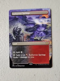 MTG *Sulfurous Springs Borderless X1* (NM) Dominaria United Magic - Image 1