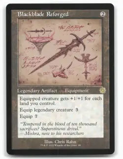 MTG Blackblade Reforged (Schematic) R The Brothers' War: Retro Frame Artifacts 6 - Image 1
