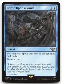 MTG Borne Upon a Wind R Universes Beyond: The Lord of the Rings: Tales of Middle - Image 1