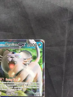 Pokemon Cards: Cosmic Eclipse Rare Holo: Alolan Persian GX 129/236 - Image 3