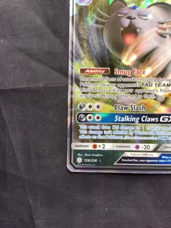 Pokemon Cards: Cosmic Eclipse Rare Holo: Alolan Persian GX 129/236 - Image 5