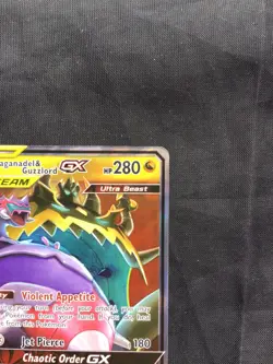 Pokemon Cards: Cosmic Eclipse Rare Holo: Naganadel & Guzzlord GX 158/236 - Image 3
