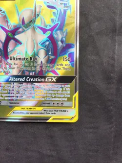 Pokemon: Cosmic Eclipse Ultra Rare Full Art: Arceus & Dialga & Palkia GX 220/236 - Image 4