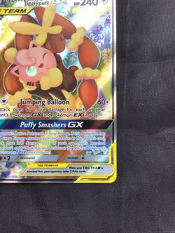 Pokemon Cosmic Eclipse Ultra Rare Full Art: Mega Lopunny & Jigglypuff GX 226/236 - Image 4