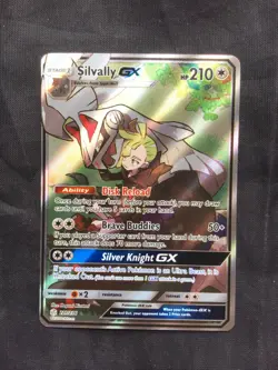 Pokemon Cards: Cosmic Eclipse Ultra Rare Full Art: Silvally GX 227/236 - Image 1