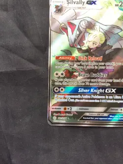 Pokemon Cards: Cosmic Eclipse Ultra Rare Full Art: Silvally GX 227/236 - Image 5