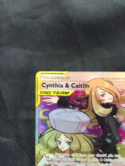 Pokemon Cards: Cosmic Eclipse Ultra Rare Full Art: Cynthia & Caitlin 228/236 - Image 2