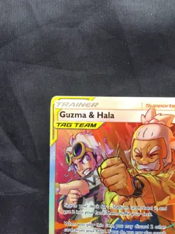 Pokemon Cards: Cosmic Eclipse Ultra Rare Full Art: Guzma & Hala 229/236 - Image 2