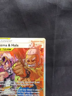 Pokemon Cards: Cosmic Eclipse Ultra Rare Full Art: Guzma & Hala 229/236 - Image 3