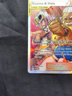 Pokemon Cards: Cosmic Eclipse Ultra Rare Full Art: Guzma & Hala 229/236 - Image 5
