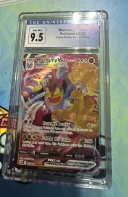 Pokemon Machamp VMAX 073/189 Astral Radiance English Gem Mint 9.5 CGC - Image 1