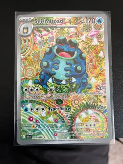 Seismitoad 105/086 Sv Pokemon Black Bolt Holo USA Seller PSA BGS Rare Ban 666 NM - Image 1