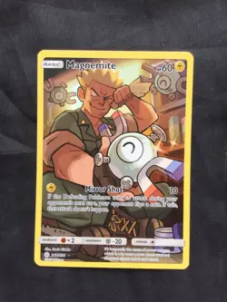 Pokemon Cards: Cosmic Eclipse Secret Rare: Magnemite 242/236 - Image 1