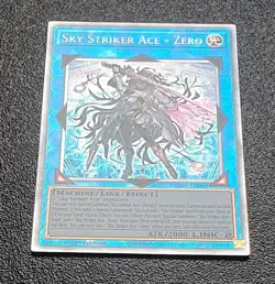 Yugioh DUAD-EN049 Sky Striker Ace = Zero Starlight Rare 1st Edition MINT 10 - Image 2