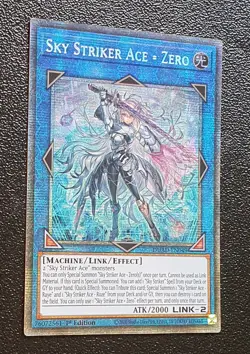 Yugioh DUAD-EN049 Sky Striker Ace = Zero Starlight Rare 1st Edition MINT 10 - Image 3