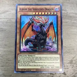 Yugioh! Albion the Shrouded Dragon - DAMA-EN008 - Super Rare - 1st Edition Near - Image 1