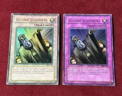 YuGiOh Solemn Judgment MRD-127 Heavy/Max Faded Ink Error Misprint Unlim NM #2 - Image 3