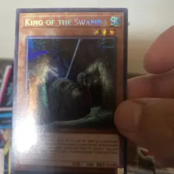 Yugioh! King of the Swamp (PSR) SBC2-ENI23 1st Edition Prismatic Secret Rare - Image 1