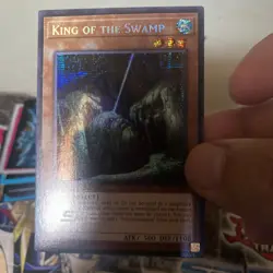 Yugioh! King of the Swamp (PSR) SBC2-ENI23 1st Edition Prismatic Secret Rare - Image 2