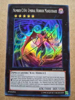 1x yugioh Number C104: Umbral Horror Masquerade - Image 1