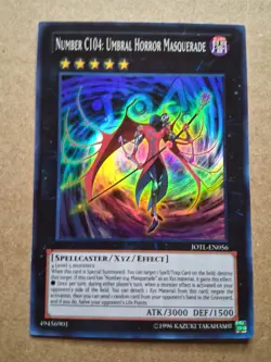 1x yugioh Number C104: Umbral Horror Masquerade - Image 3