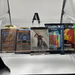 6 Sealed MTG items!! FF Play Booster, 5 Collector Packs & Autographed Hangarback - Image 4