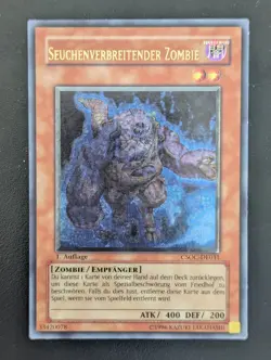 Seuchenverbreitender Zombie CSOC-DE031 1. Auflage Ultimate Rare DE EX YUGIOH - Image 1
