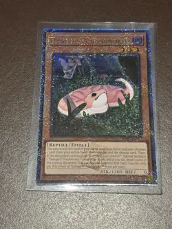 Danger!U TsuchinokoU RA04-EN027 Yugioh Quarter Century Secret Rare Stampede - Image 1