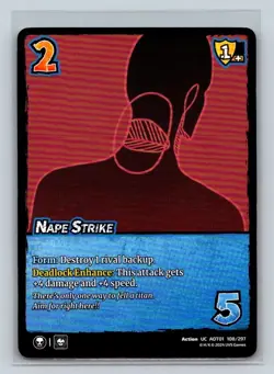 Nape Strike - Attack on Titan: Battle for Humanity AOT1 Trading Card - Image 1
