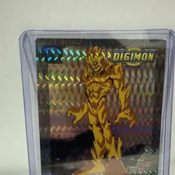 Digimon Upper Deck 1999 #24 Meramon Foil Card - Image 2