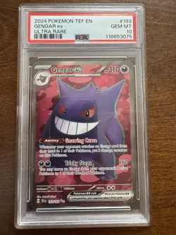 Gengar Ex 193/162 PSA 10 GEM MINT Holo Sv05 Temporal Forces Pokemon Card 2024 - Image 2