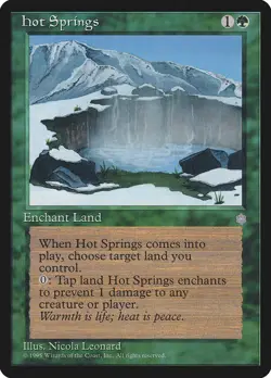 1x Hot Springs - LP - Ice Age - SPARROW MAGIC mtg - Image 1