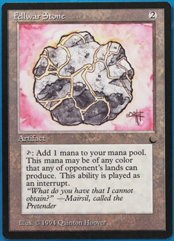 Fellwar Stone The Dark NM Artifact Uncommon MAGIC MTG CARD (ID# 499147) ABUGames - Image 1