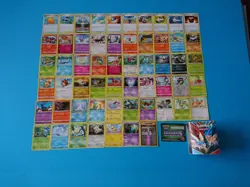 57 POKEMON CARDS & PORTABLE CARD CASE -"Cards in Excellent Condition" US Seller - Image 1