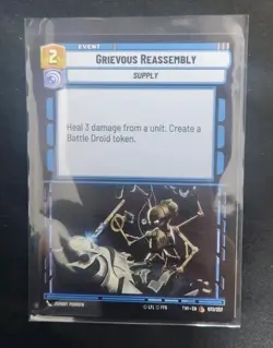 Grievous Reassembly 073/257 Star Wars Unlimited TCG Card TWI Near Mint NM - Image 1