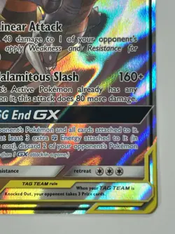 Garchomp & Giratina GX 146/236 Sm-Unified Minds Holo Pokemon Card Mint/near mint - Image 5
