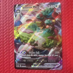Snorlax VMAX Sword & Shield Base Set Full Art Ultra Rare Pokemon Card - Image 1