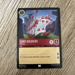 Disney Lorcana Card Soldiers Full Deck 105/204 Uncommon FOIL - Image 1