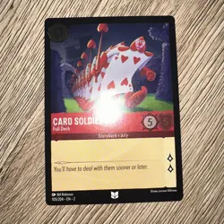 Disney Lorcana Card Soldiers Full Deck 105/204 Uncommon FOIL - Image 3