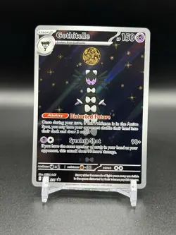 Pokemon Gothitelle 211 Sv: Scarlet & Violet Black Star Promo Illustration Card - Image 1