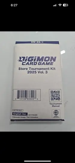 Digimon Card Game Store Tournament Kit 2025 Vol 3 English Sealed - Image 1