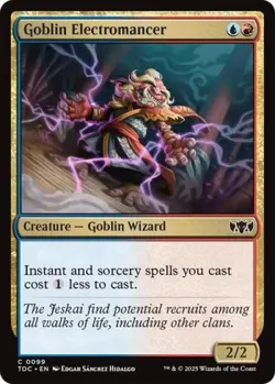Goblin Electromancer - Light Play MTG Commander: Tarkir: Dragonstorm - Image 1