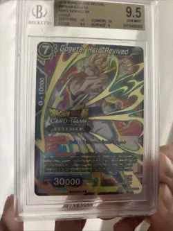 Dragon Ball Super Card Game Gogeta Hero Revived BT5-038 SR Judge Card - Image 1