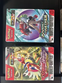 2 Pokemon Trading Card Game (TCG) products; Build And Battle - Image 1