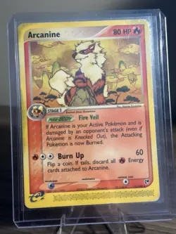 Arcanine - 15/100 - Pokemon Ex Sandstorm Non-Holo Card LP - Image 1