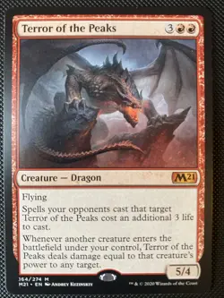 English - MTG Terror Of The Peaks - Core Set 2021 - Image 1