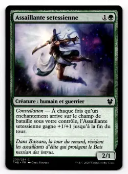 MTG Setessan Skirmisher 200 Theros Beyond Death French Assaillante setessienne - Image 1