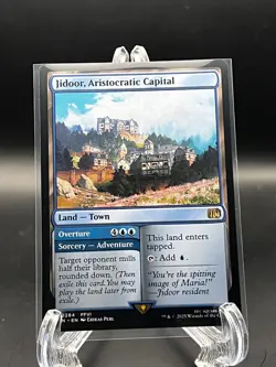 R 0284 Jidoor, Aristocratic Capital NM Rare FFVI Final Fantasy MTG Card Land - Image 1