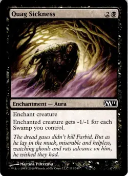 MTG Quag Sickness Magic 2011 (M11) Common #111 - Image 1